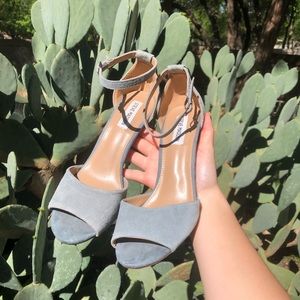 Blue Suede Steve Madden Heels